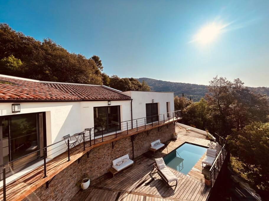 Belle Maison Contemporaine Ampus Esterno foto